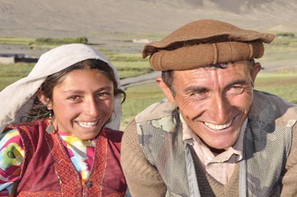 Afghan father and daughter
