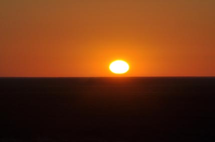 Aral Sea sunrise