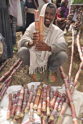 Sugar cane seller