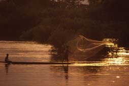 Sunset on the Mekong